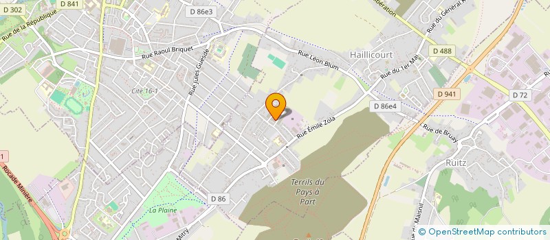 localisation de l'entreprise MONSIEUR ETHAN MAGNEZ  HAILLICOURT