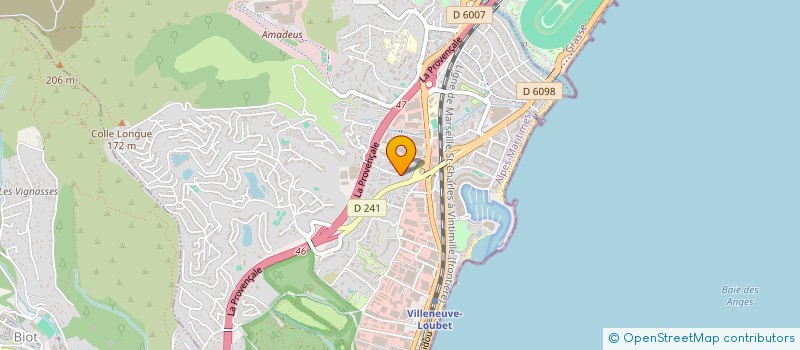 localisation de l'entreprise MONSIEUR ETHAN NAIM  VILLENEUVE-LOUBET