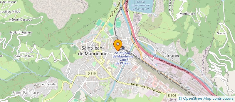 localisation de l'entreprise MONSIEUR ETHAN QUESNEL  SAINT-JEAN-DE-MAURIENNE