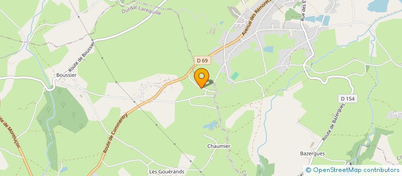 localisation de l'entreprise MONSIEUR ETHAN REINARD  DURDAT-LAREQUILLE