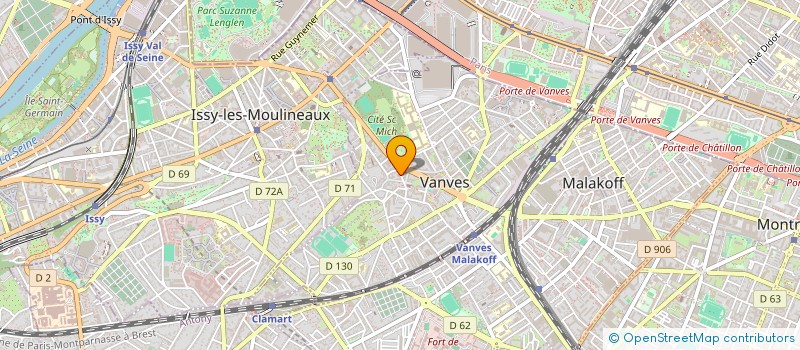 localisation de l'entreprise MONSIEUR ETHAN ROMANO à VANVES