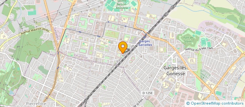 localisation de l'entreprise MONSIEUR ETHAN SANTOS  SARCELLES