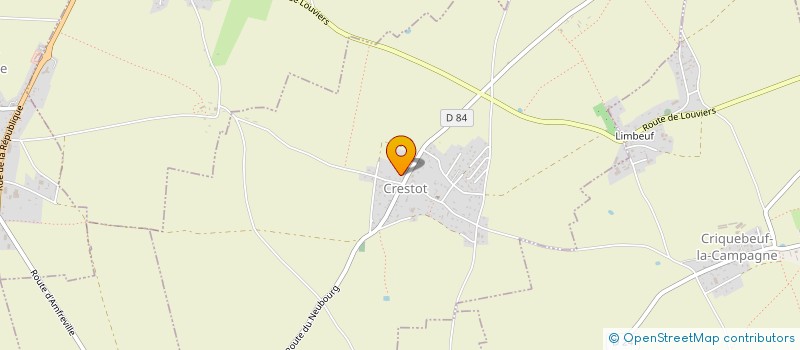 localisation de l'entreprise MONSIEUR ETHAN SEVESTRE  CRESTOT