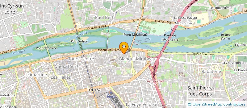 localisation de l'entreprise MONSIEUR ETHAN SOULET  TOURS