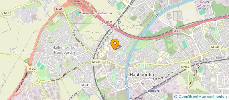 localisation de l'entreprise MONSIEUR ETHAN VANNESTE  HAUBOURDIN