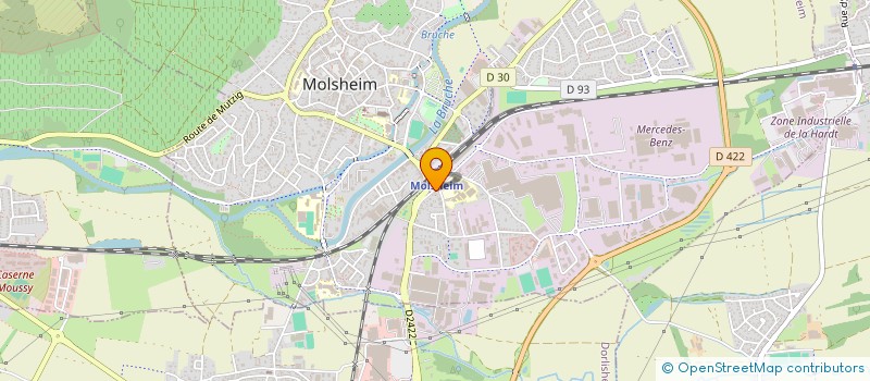 localisation de l'entreprise MONSIEUR ETHAN VISS-WEGER  MOLSHEIM