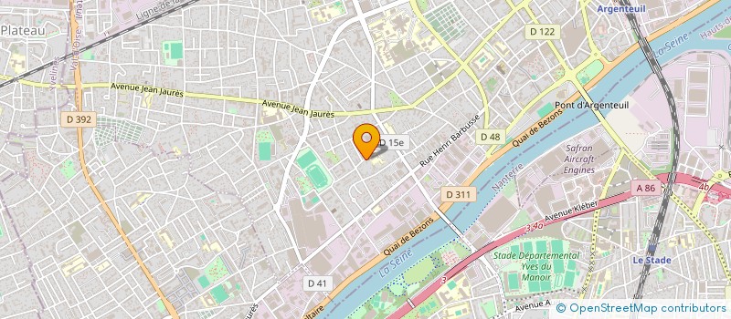 localisation de l'entreprise MONSIEUR ETHAN YASAR  ARGENTEUIL