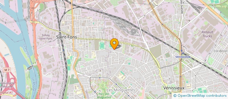 localisation de l'entreprise MONSIEUR ETHANE SANCHES ROBALO  VENISSIEUX