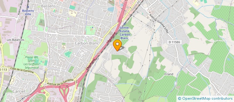 localisation de l'entreprise MONSIEUR ETHANN MEYNIEU  SAINTE-EULALIE