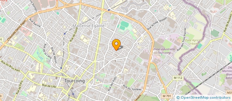 localisation de l'entreprise MONSIEUR ETHEM CERIT  TOURCOING