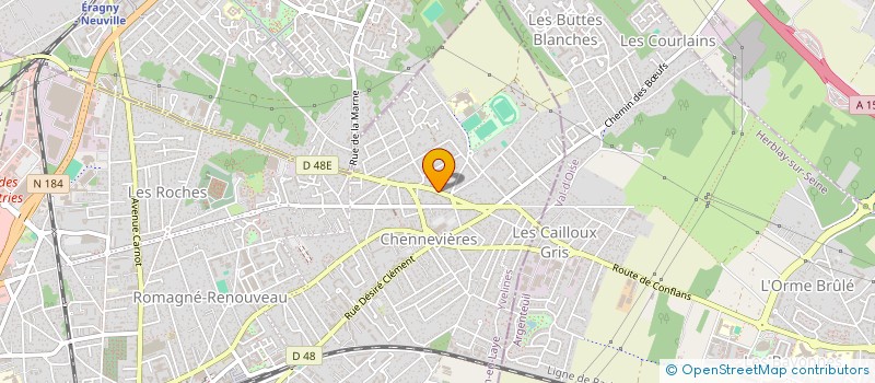 localisation de l'entreprise MONSIEUR ETHEUN GAUTHIER  CONFLANS-SAINTE-HONORINE