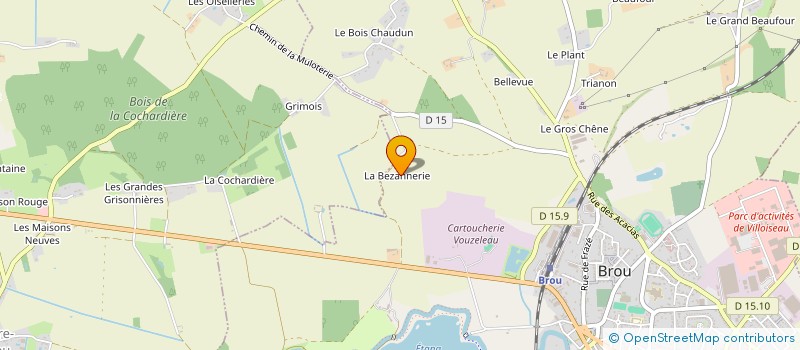 localisation de l'entreprise MONSIEUR ETIENNE ACCAULT à BROU