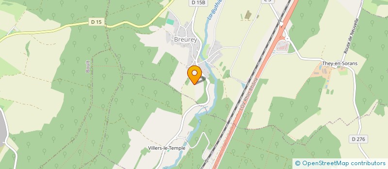 localisation de l'entreprise MONSIEUR ETIENNE ADAM  SORANS-LES-BREUREY