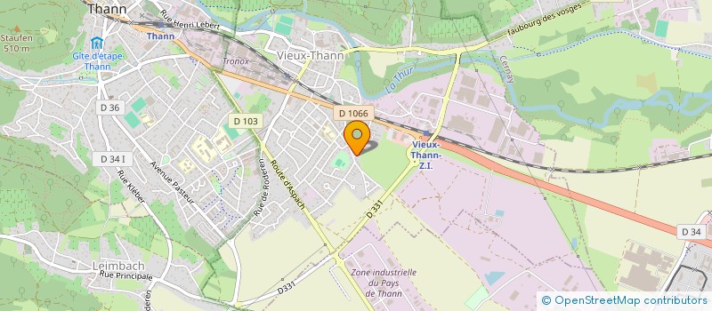 localisation de l'entreprise MONSIEUR ETIENNE ADEL  VIEUX-THANN