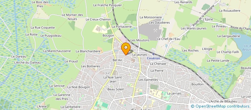 localisation de l'entreprise MONSIEUR ETIENNE ALAURENT à COUERON