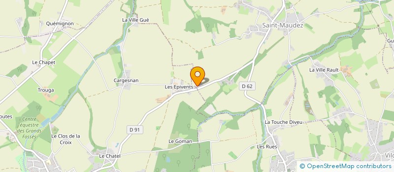 localisation de l'entreprise MONSIEUR ETIENNE AMELOT  SAINT-MAUDEZ