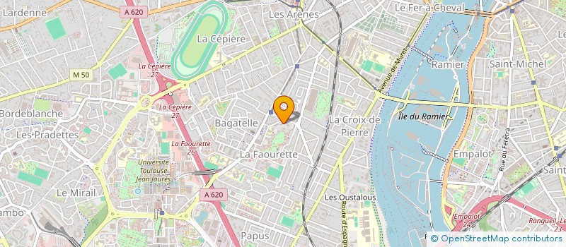 localisation de l'entreprise MONSIEUR ETIENNE ANDRIEUX à TOULOUSE