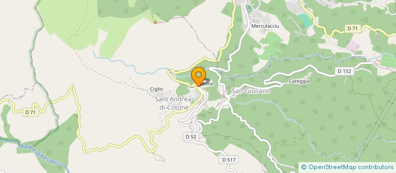 localisation de l'entreprise MONSIEUR ETIENNE ANGELEDEI  SANT'ANDREA-DI-COTONE