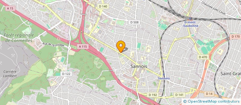 localisation de l'entreprise MONSIEUR ETIENNE AUBIN  SANNOIS