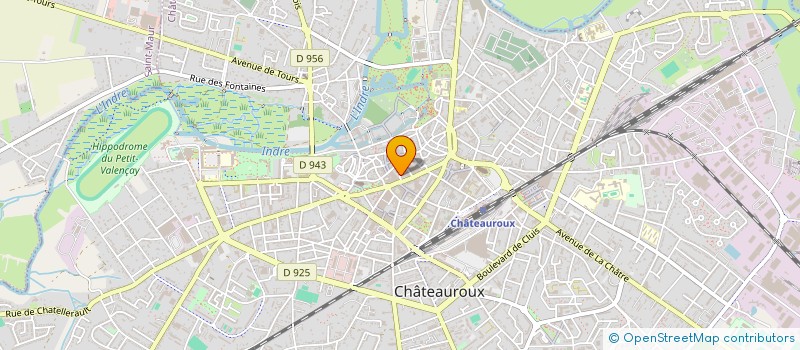 localisation de l'entreprise MONSIEUR ETIENNE AUBRUN à CHATEAUROUX