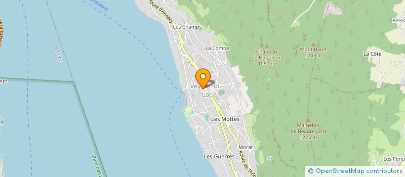 localisation de l'entreprise MONSIEUR ETIENNE AUDEOUD  VEYRIER-DU-LAC