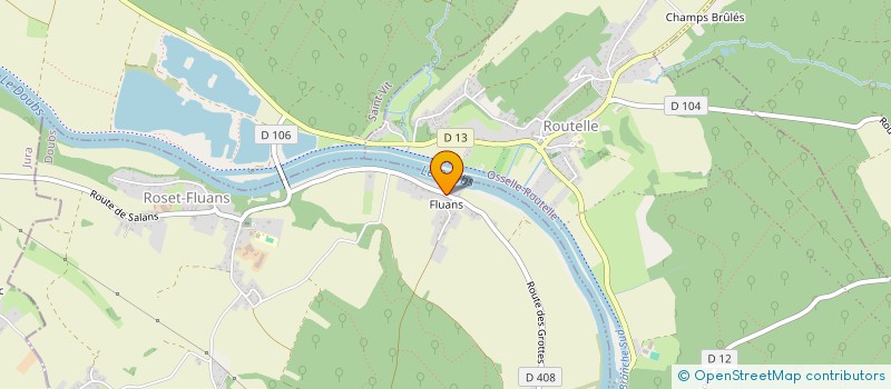 localisation de l'entreprise MONSIEUR ETIENNE BALAZS  ROSET-FLUANS