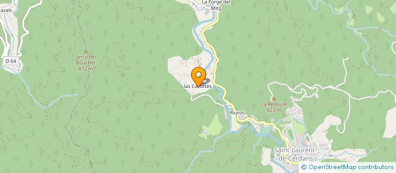 localisation de l'entreprise MONSIEUR ETIENNE BANAL  SAINT-LAURENT-DE-CERDANS