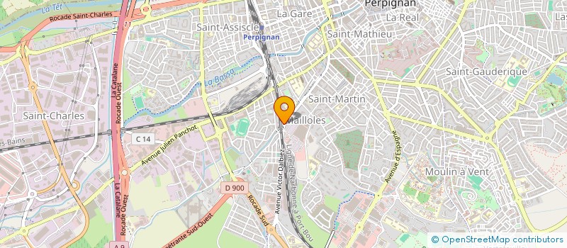 localisation de l'entreprise MONSIEUR ETIENNE BARBE  PERPIGNAN