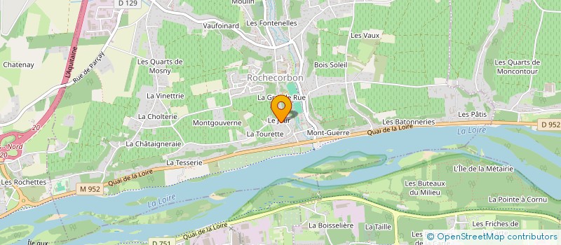 localisation de l'entreprise MONSIEUR ETIENNE BARTHELEMY à ROCHECORBON