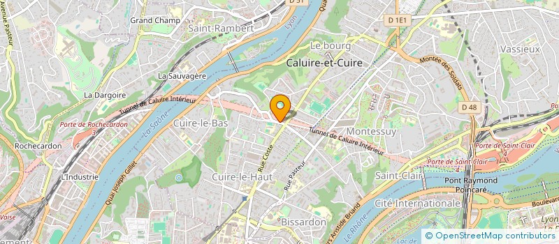 localisation de l'entreprise MONSIEUR ETIENNE BAUDON à CALUIRE-ET-CUIRE