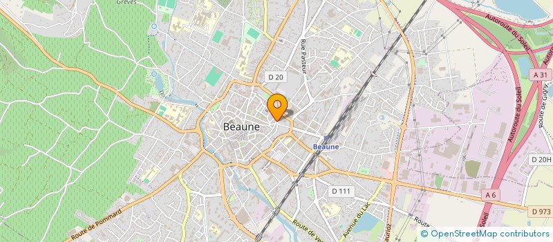 localisation de l'entreprise MONSIEUR ETIENNE BAVEUX à BEAUNE