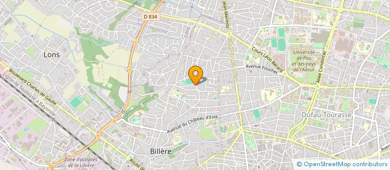 localisation de l'entreprise MONSIEUR ETIENNE BECHET à BILLERE