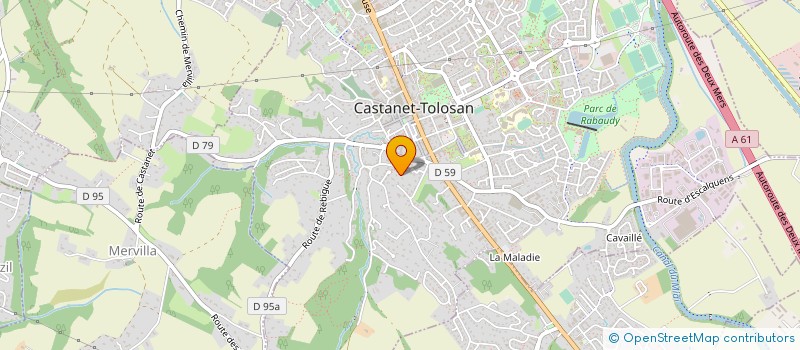 localisation de l'entreprise MONSIEUR ETIENNE BERNARD à CASTANET-TOLOSAN