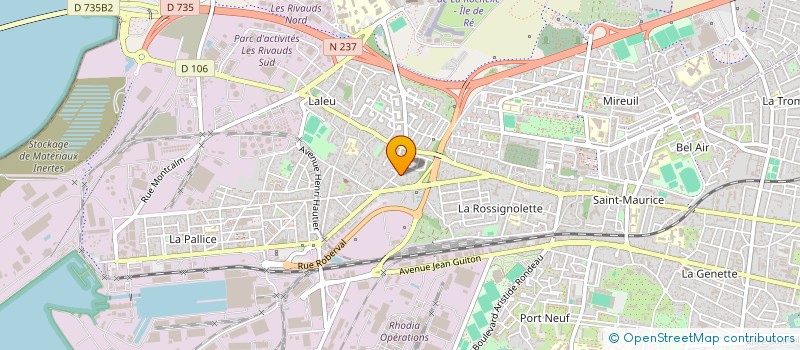 localisation de l'entreprise MONSIEUR ETIENNE BERTRAND  LA ROCHELLE