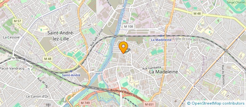 localisation de l'entreprise MONSIEUR ETIENNE BESEME à LA MADELEINE