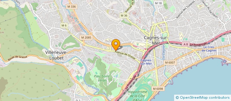 localisation de l'entreprise MONSIEUR ETIENNE BESSON  CAGNES-SUR-MER