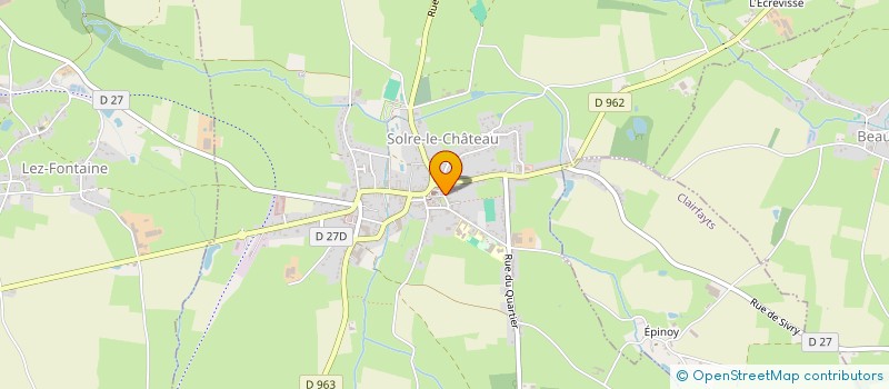 localisation de l'entreprise MONSIEUR ETIENNE BETRY  SOLRE-LE-CHATEAU