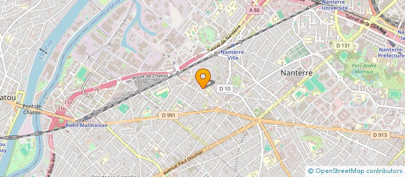 localisation de l'entreprise MONSIEUR ETIENNE BIDAULT  NANTERRE