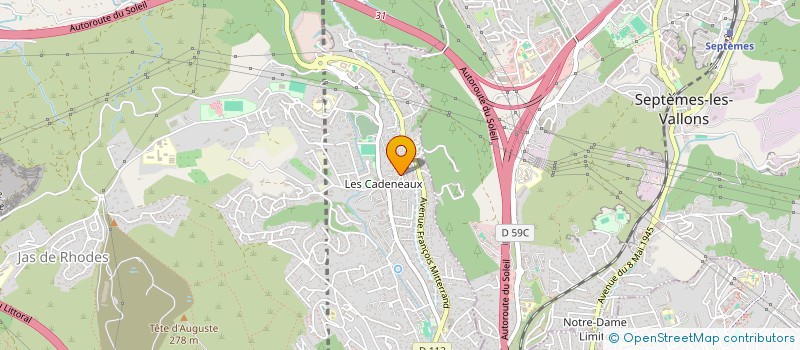 localisation de l'entreprise MONSIEUR ETIENNE BIERNAT  LES PENNES-MIRABEAU