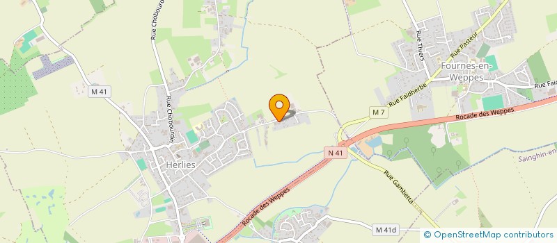 localisation de l'entreprise MONSIEUR ETIENNE BILLAUD  HERLIES