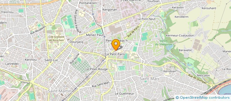 localisation de l'entreprise MONSIEUR ETIENNE BILLAULT à BREST