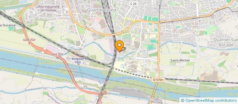 localisation de l'entreprise MONSIEUR ETIENNE BLANC  AVIGNON