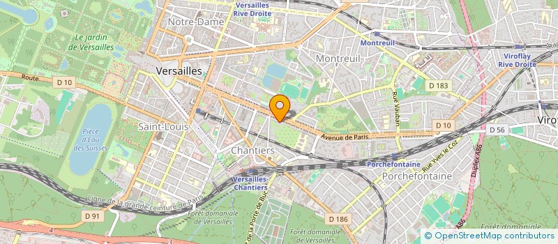 localisation de l'entreprise MONSIEUR ETIENNE BLANCHET à VERSAILLES