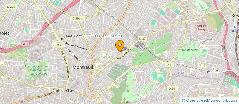 localisation de l'entreprise MONSIEUR ETIENNE BLANCHOT à MONTREUIL