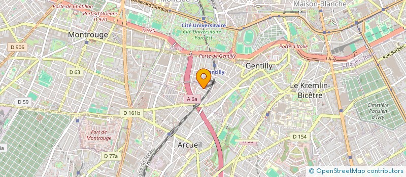 localisation de l'entreprise MONSIEUR ETIENNE BOILLEY à ARCUEIL