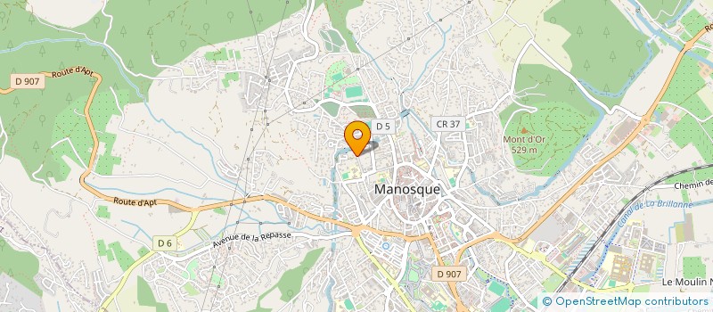 localisation de l'entreprise MONSIEUR ETIENNE BORDAS à MANOSQUE