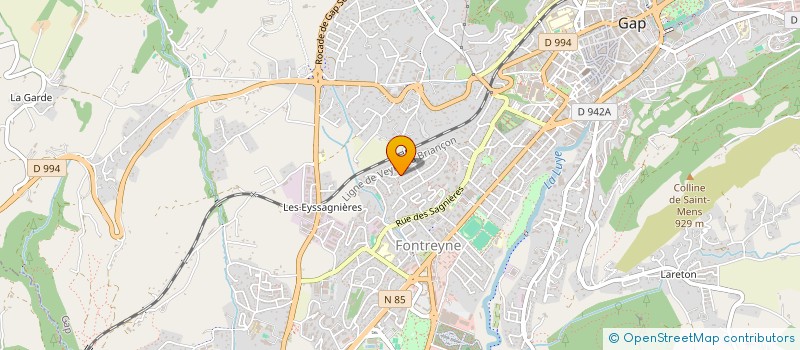 localisation de l'entreprise MONSIEUR ETIENNE BORZIEX  GAP