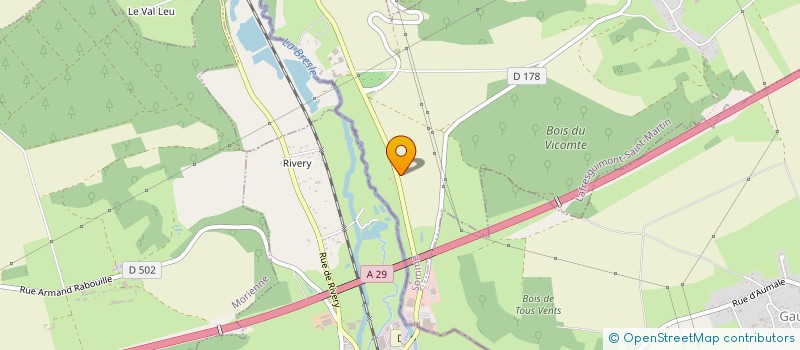 localisation de l'entreprise MONSIEUR ETIENNE BOSQUILLON DE JENLIS  LAFRESGUIMONT-SAINT-MARTIN