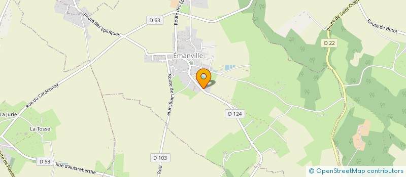 localisation de l'entreprise MONSIEUR ETIENNE BOUCOURT  EMANVILLE