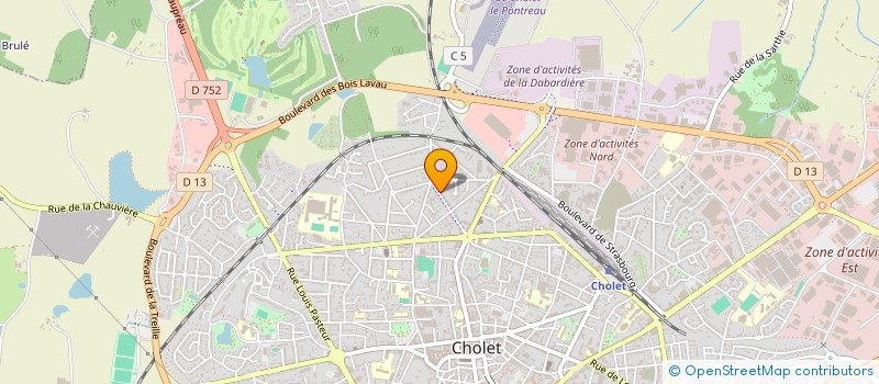 localisation de l'entreprise MONSIEUR ETIENNE BOUDEAU à CHOLET
